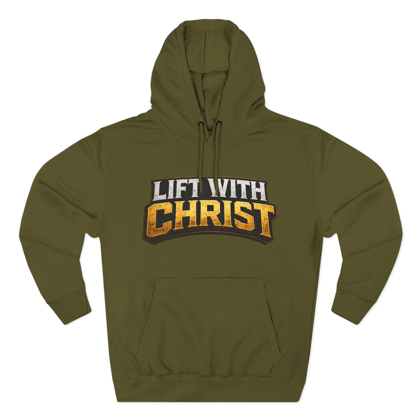 Lift With Christ Hoodie — Christian Fitness Graphic Hoodie