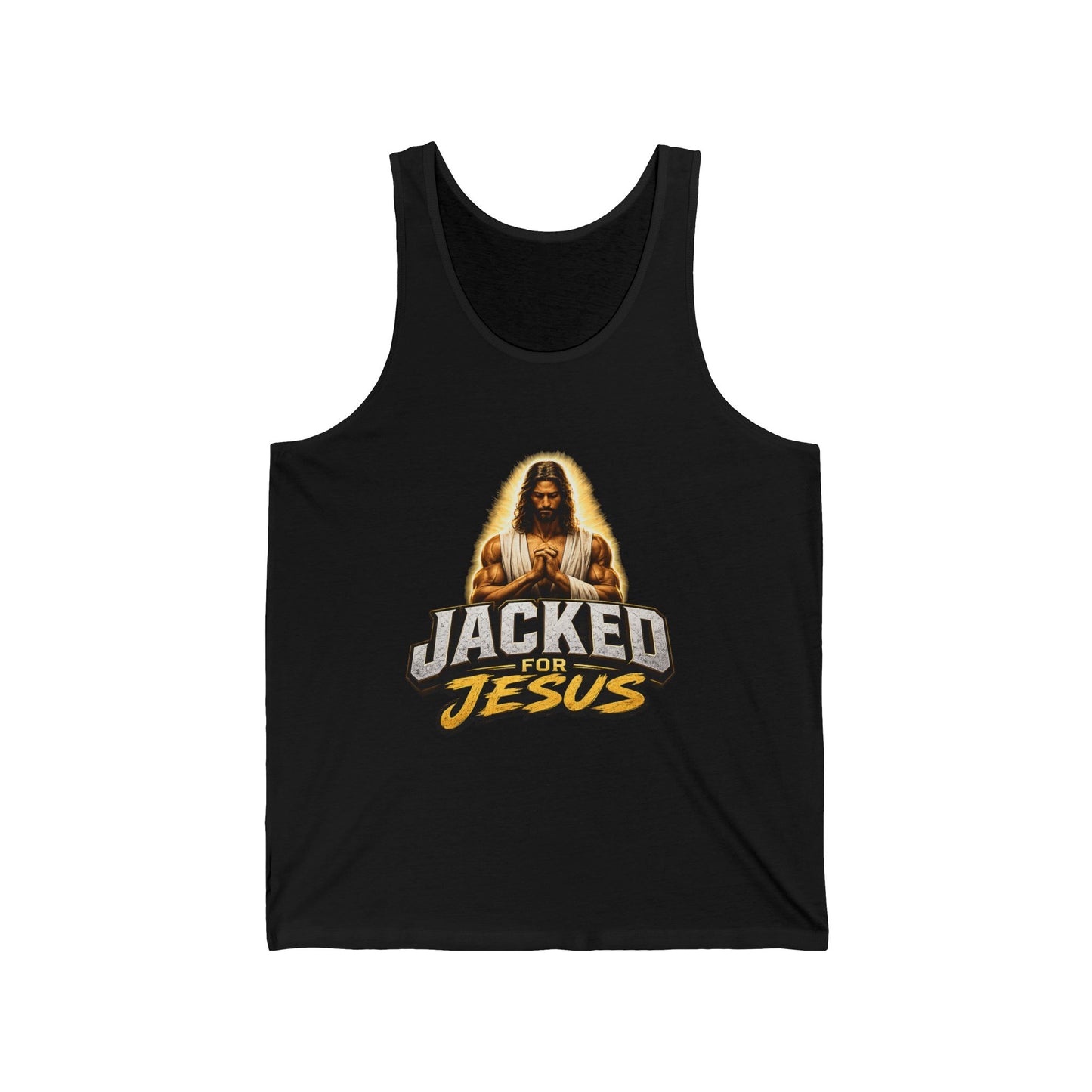Jacked for Jesus Tank Top — Christian Gym Workout Tank