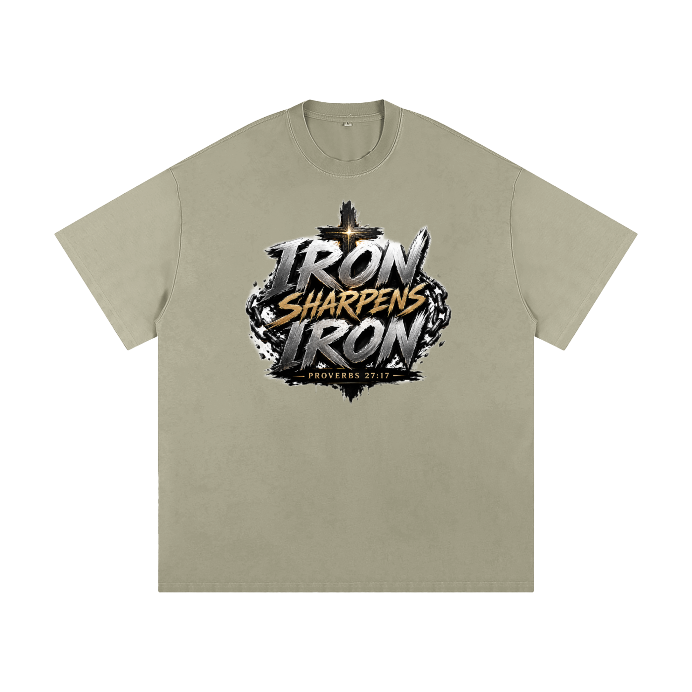 Iron Sharpens Iron Heavyweight Loose Fit T-Shirt