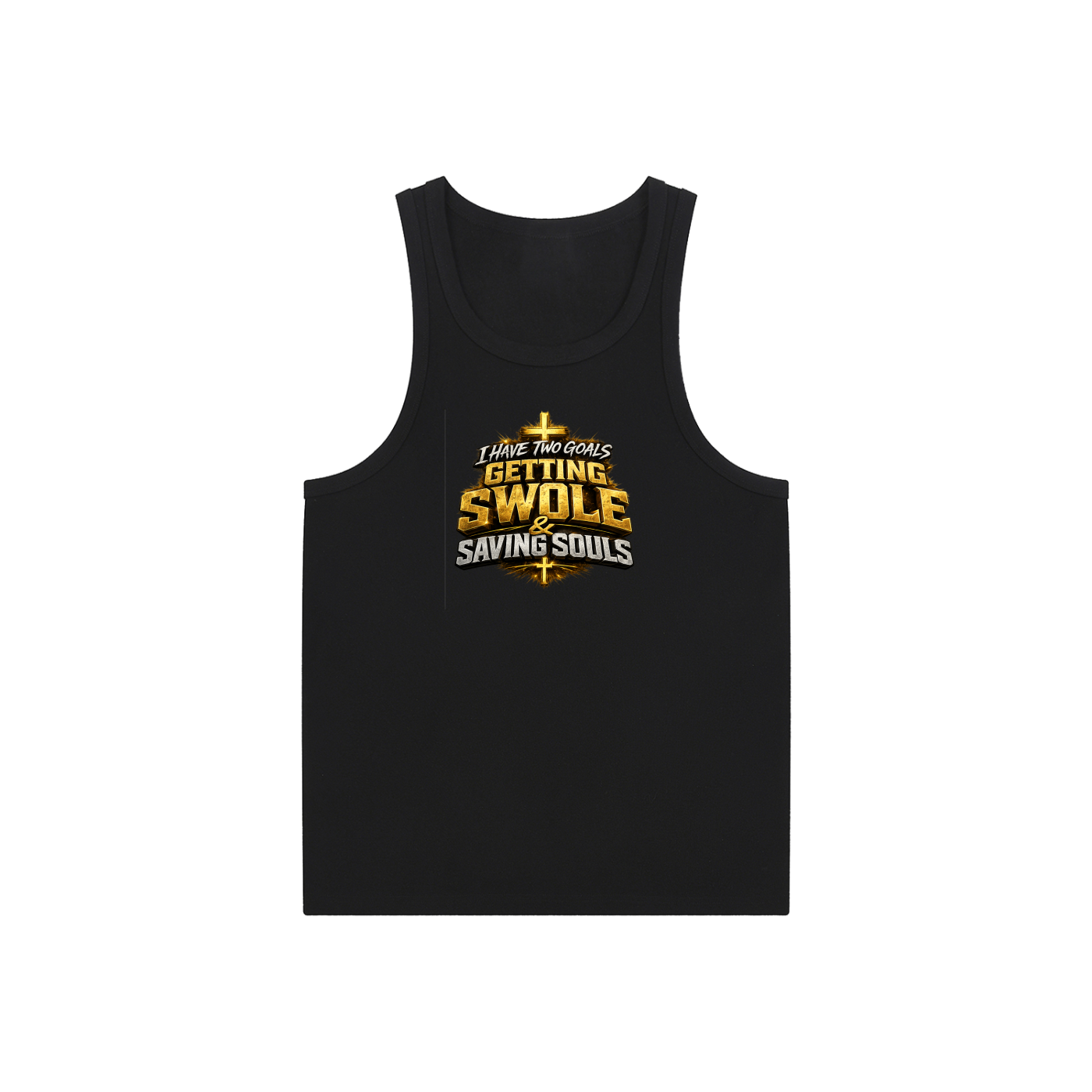 Getting Swole & Saving Souls Essential Performance Tank Top