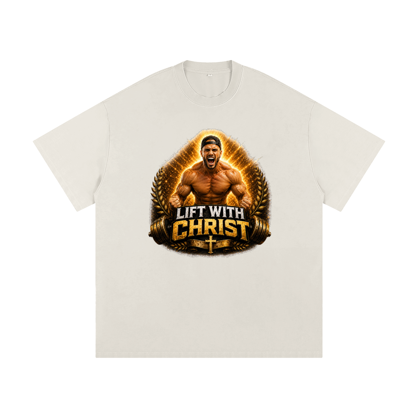 Lift With Christ Heavyweight Loose Fit T-Shirt