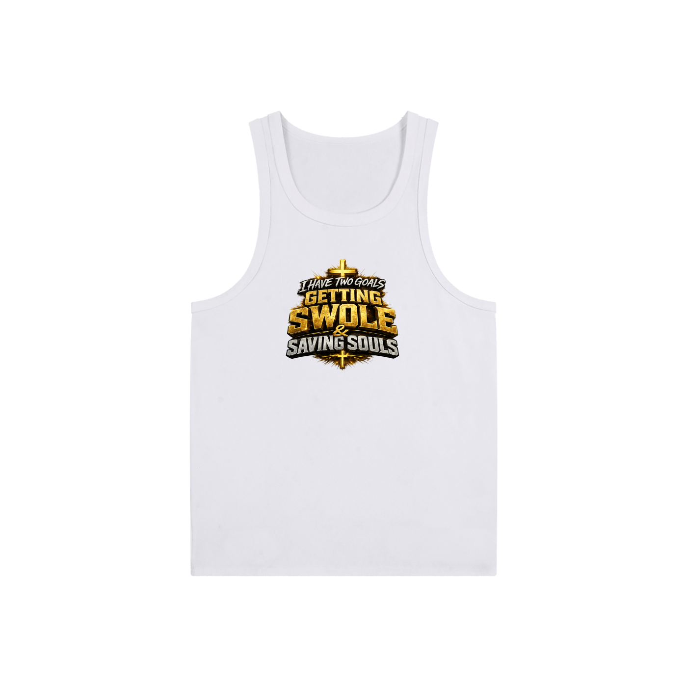 Getting Swole & Saving Souls Essential Performance Tank Top