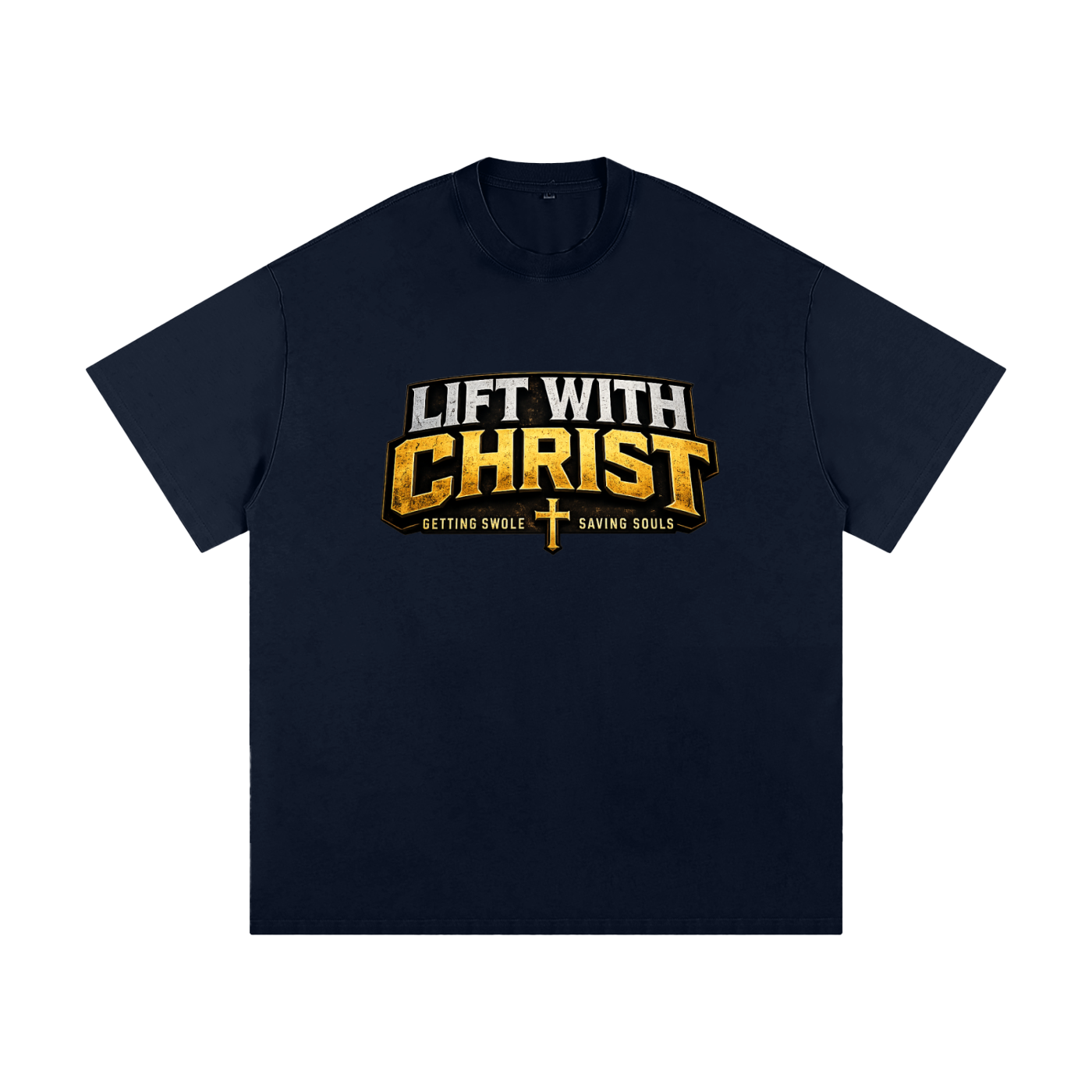 Lift With Christ Heavyweight Loose Fit T-Shirt