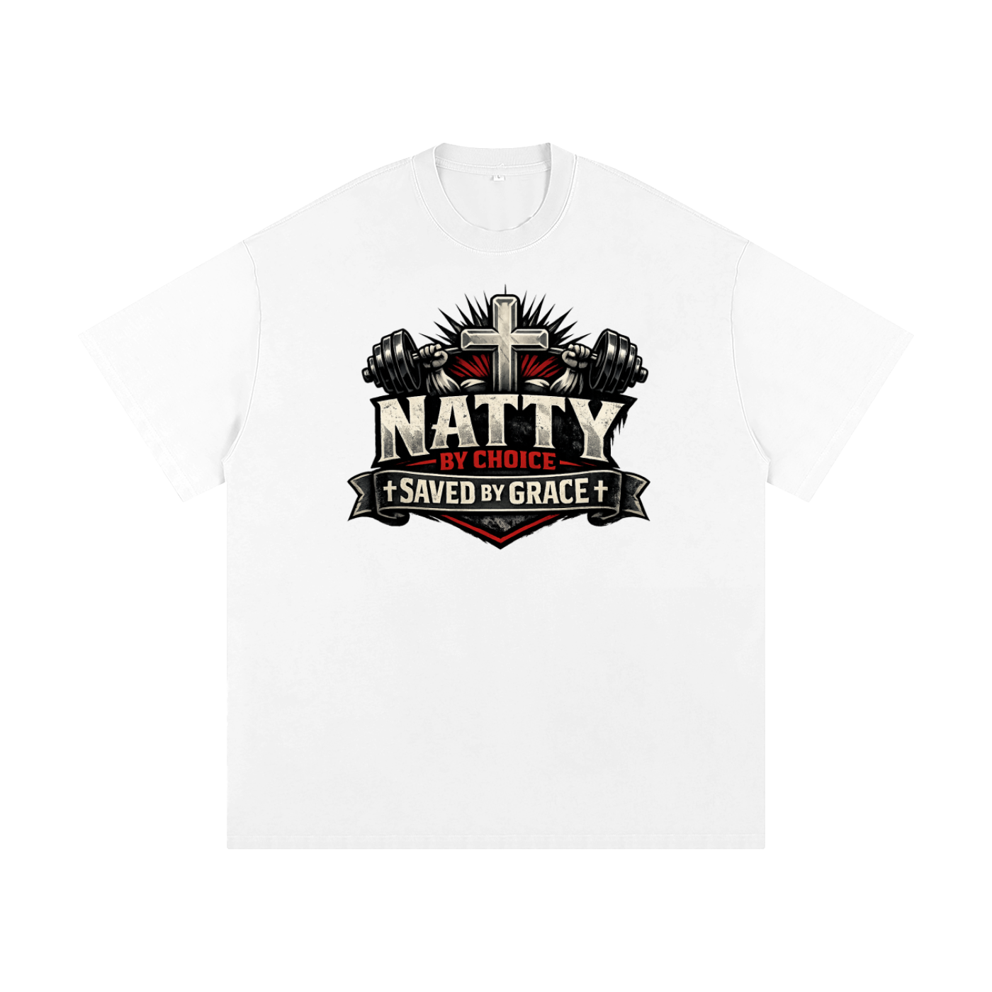 Natty by Choice - Saved by Grace Heavyweight Loose Fit T-Shirt